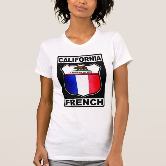 California French American T-shirt (Voorkant)