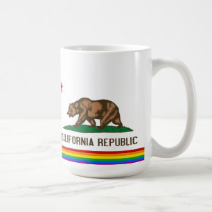 California Gay Pride Flag Koffiemok