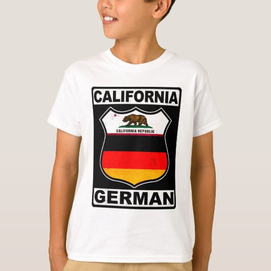 California German American T-shirt (Voorkant)