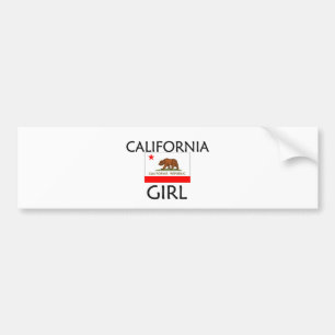 CALIFORNIA GIRL BUMPERSTICKER