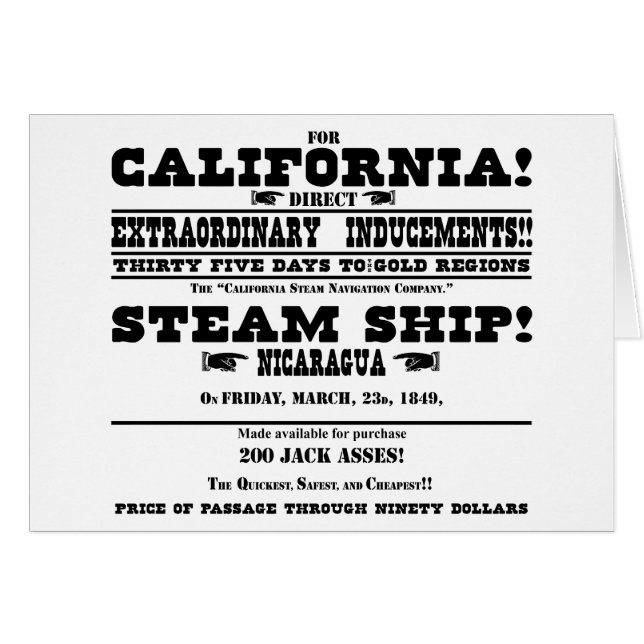 California Gold Rush (Voorkant Horizontaal)