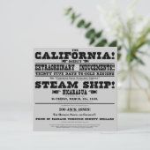 California Gold Rush Handbill (Staand voorkant)