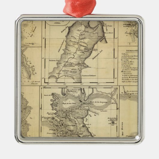 California Gold Rush Metalen Ornament (Voorkant)