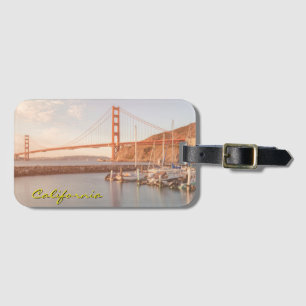California Golden Gate Bridge 's ochtends Bagagelabel