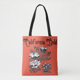 California Golden Poppies shopping bag Draagtas