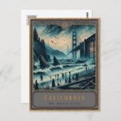 California | Gotische kunst Briefkaart (Voorkant / Achterkant)