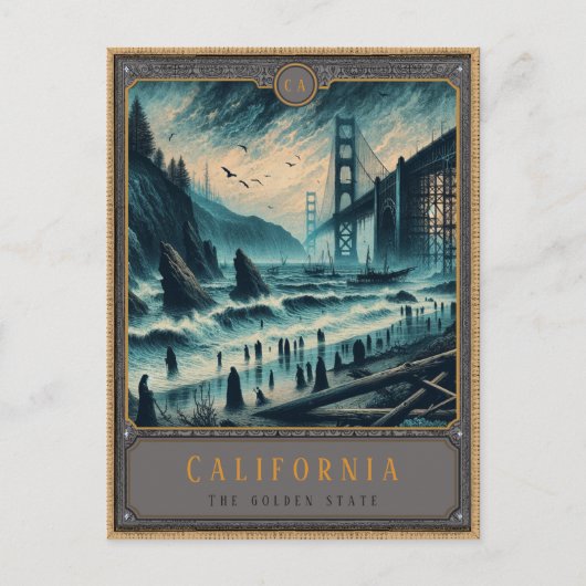 California | Gotische kunst Briefkaart (Voorkant)