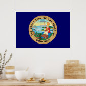 California Great Seal Poster (Keuken)