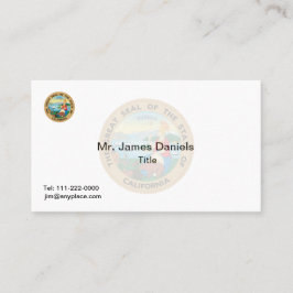 California Great Seal Visitekaartje