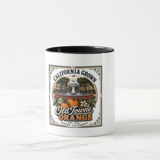 California Grown - Mug d'Old Towne Orange  (Centre)