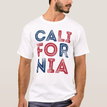 California Grunge Stijl Lettering Heren T-Shirt