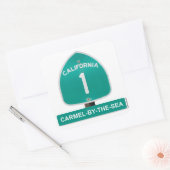 California Highway 1 Carmel By Sea Stickers (Enveloppe)