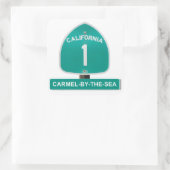 California Highway 1 Carmel By Sea Stickers (Sac)