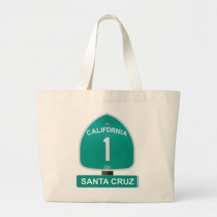 California Highway 1 Santa Cruz Canvas tas
