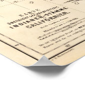 California Historic Map USA Poster (Hoek)