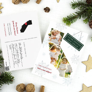 California Holiday Moving Announcement Briefkaart