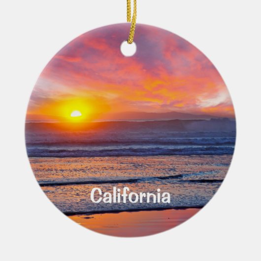 California Holiday Ornament (Voorkant)