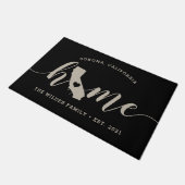 California Home State Persoonlijk Deurmat (Schuin)