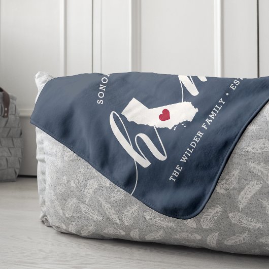 California Home State Persoonlijk Sherpa Deken