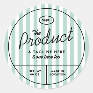 California Hotel Strepen Boutique Ronde Labels