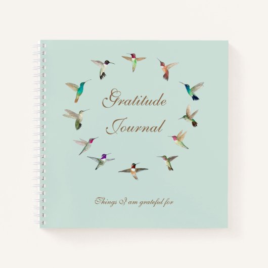 California Hummingbird Gratitude-notebook Notitieboek (Voorkant)
