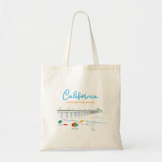 California Huntington Beach Tote Bag (Voorkant)