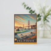 California | hyperrealistisch Briefkaart (Staand voorkant)