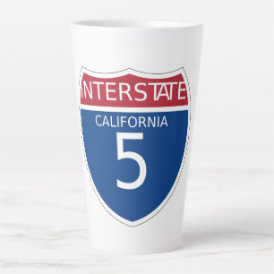 California Interstate Freeway Sign Latte Mok