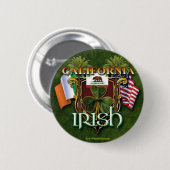 California Irish Pride Ronde Button 5,7 Cm (Voorkant /achterkant)
