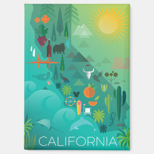 california koelkastmagneet magneet