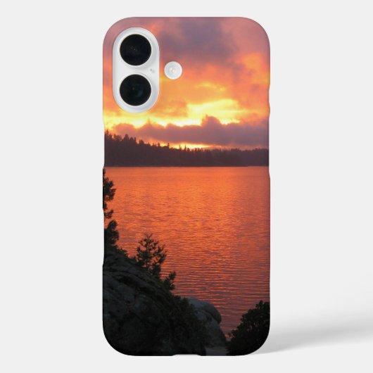 California Lake Sunset Case-Mate iPhone Case (Achterkant)