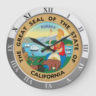 California Large Clock Grote Klok