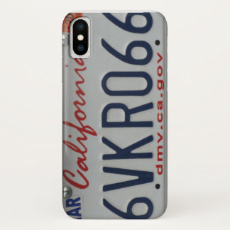 California licence bord phone case