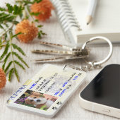 California License Pet Tag Sleutelhanger (Voorkant Rechts)