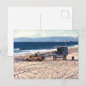 California Lifeguard Station Briefkaart (Voorkant / Achterkant)