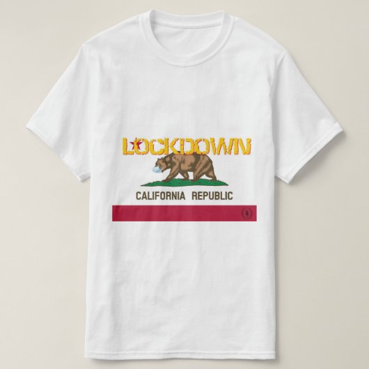 California Lockdown T-shirt (Design voorkant)