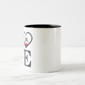 California Love Tweekleurige Koffiemok (Center)