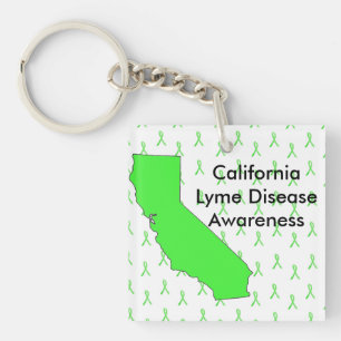 California Lyme Disease Awareness Sleutelhanger