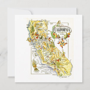 California Map Road Verenigde Staten Kaart