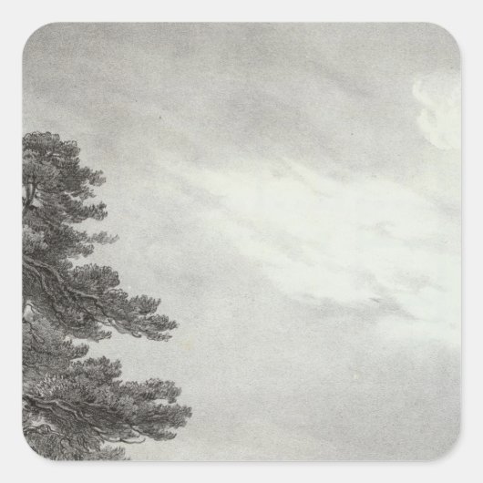 California Mission Vierkante Sticker (Voorkant)