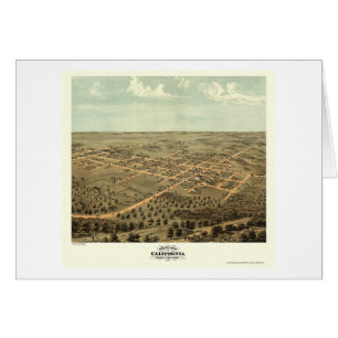 California, MO Panoramic Map - 1869