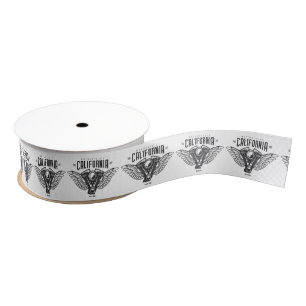 California Motorcycle Wings Grosgrain Lint