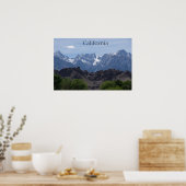 California Mountains Poster (Keuken)