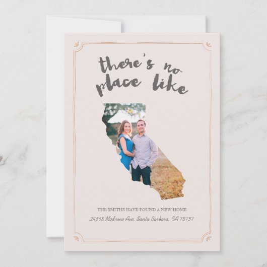 California Moving Faire-part (Devant)