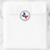 California My Texas niet Ronde Sticker (Tas)
