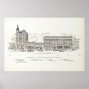 California North side Davis en Front Poster