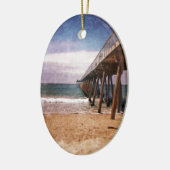 California Pacific Pier Keramisch Ornament (Links)
