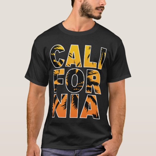 California Palm Filling T-shirt (Voorkant)