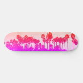 California Palms Skateboard Sunset COLOR! (Horizontaal)