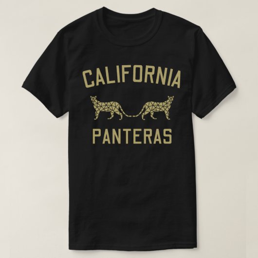 California Panteras Gold TShirt (Design devant)